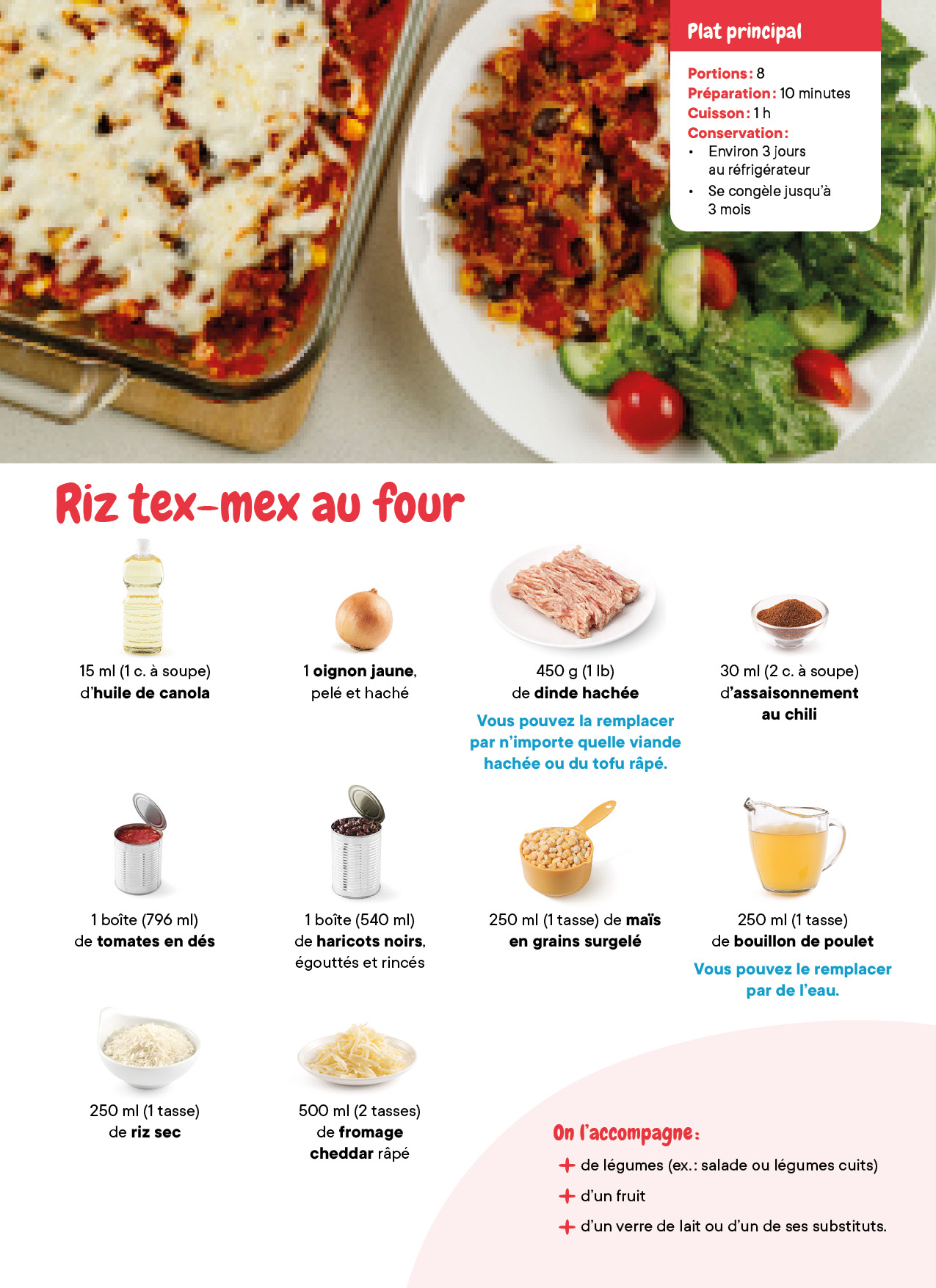 Riz Tex Mex Au Four