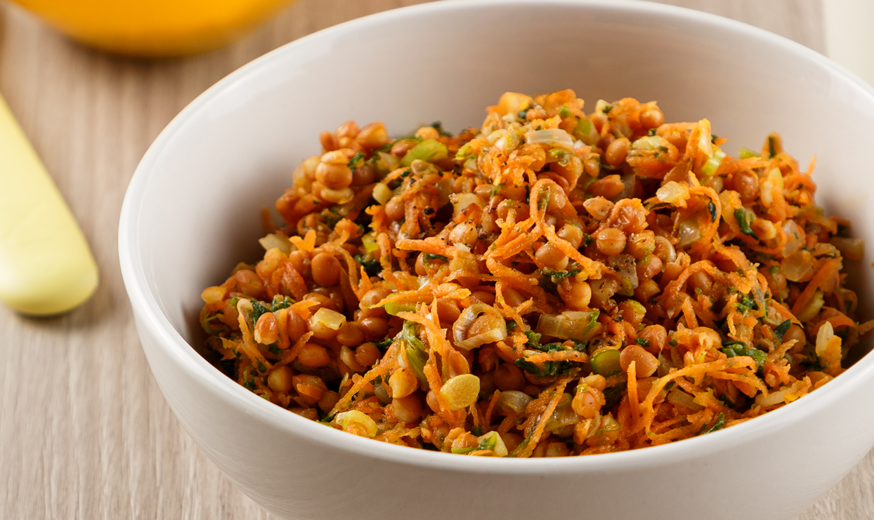 Salade Lentille Carotte Orange Olo