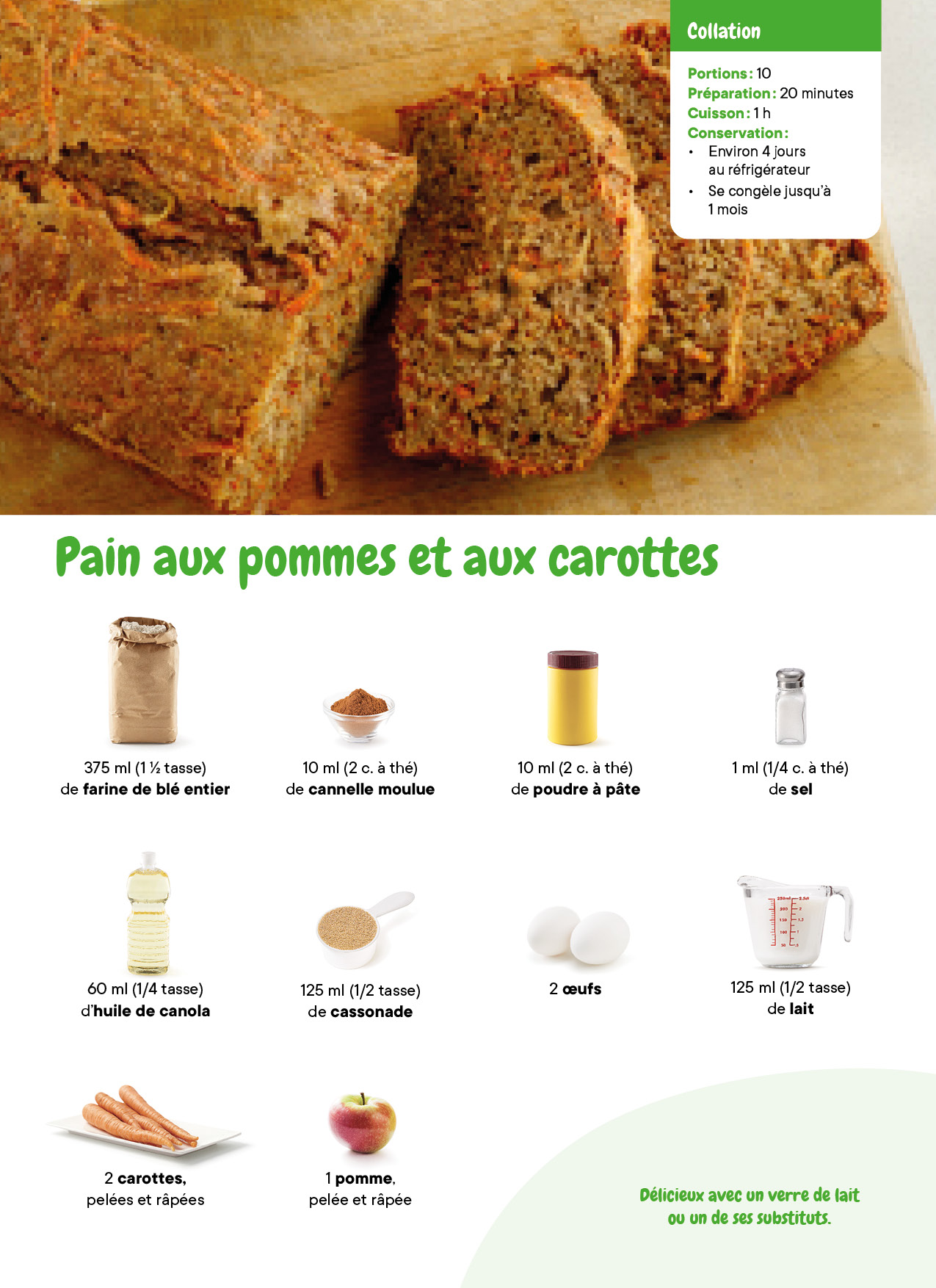 Pain Pommes Et Carottes