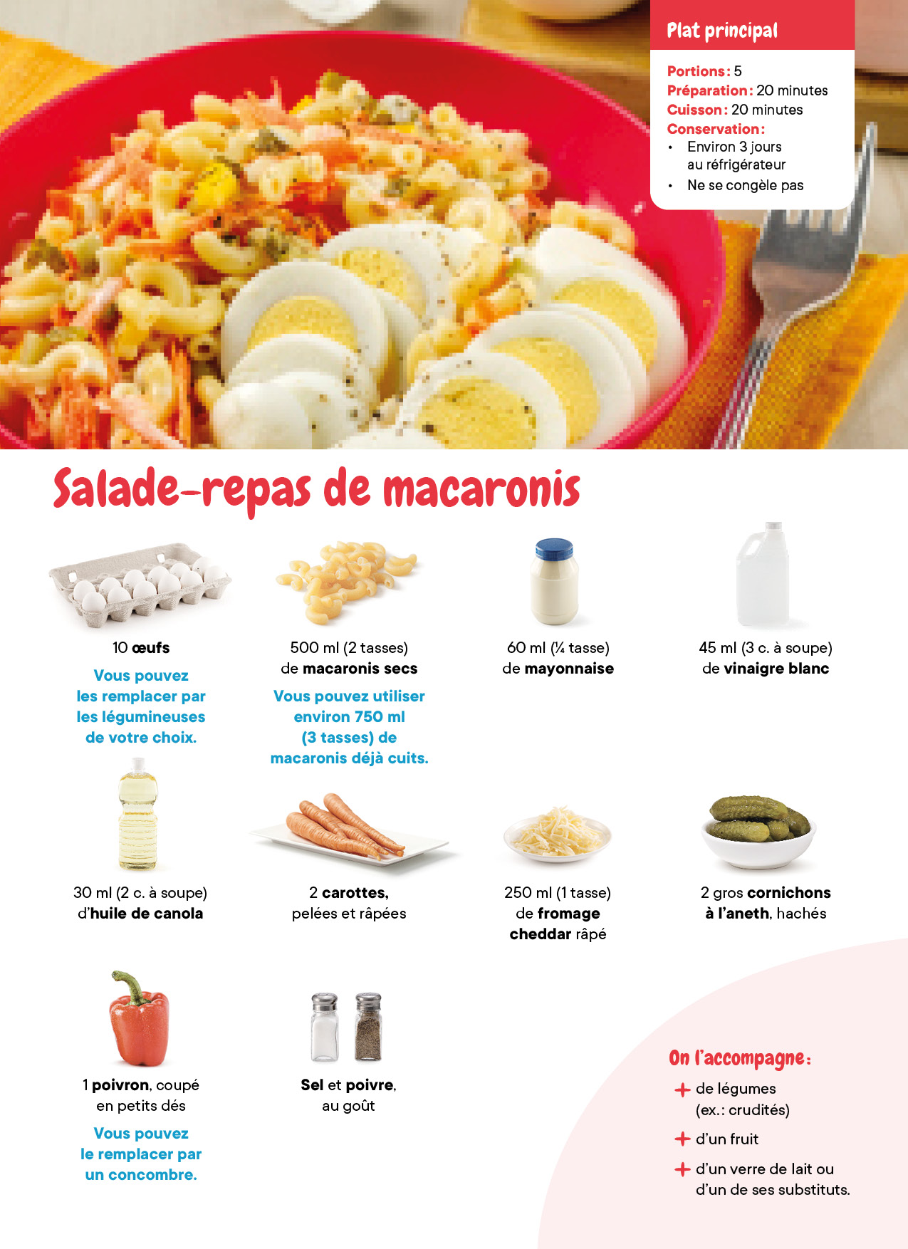 Salade Repas De Macaronis